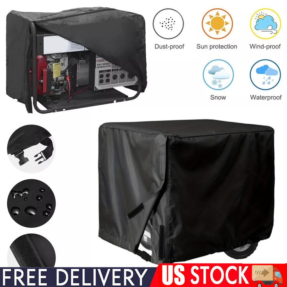 Heavy Duty Universal Generator Cover 210D Waterproof for 5000-10000wat