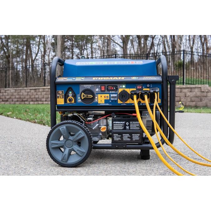 Firman 11,600-W Portable Tri Fuel Powered Generator, Electric Start, CO Sensor
