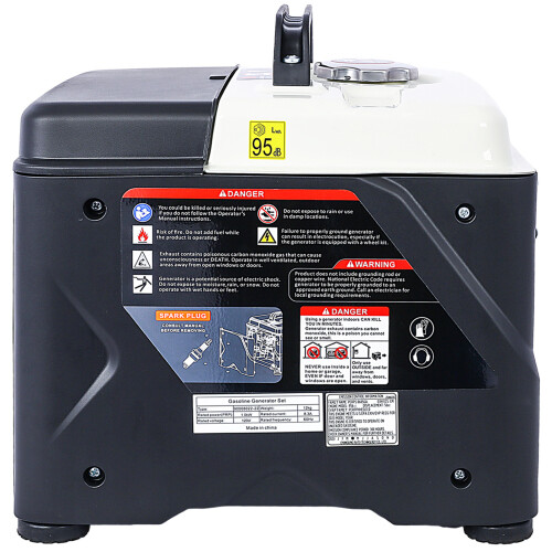 Portable Inverter Generator 1200W Ultra Quiet Gas Engine 56cc 4-stroke Eco-Mode
