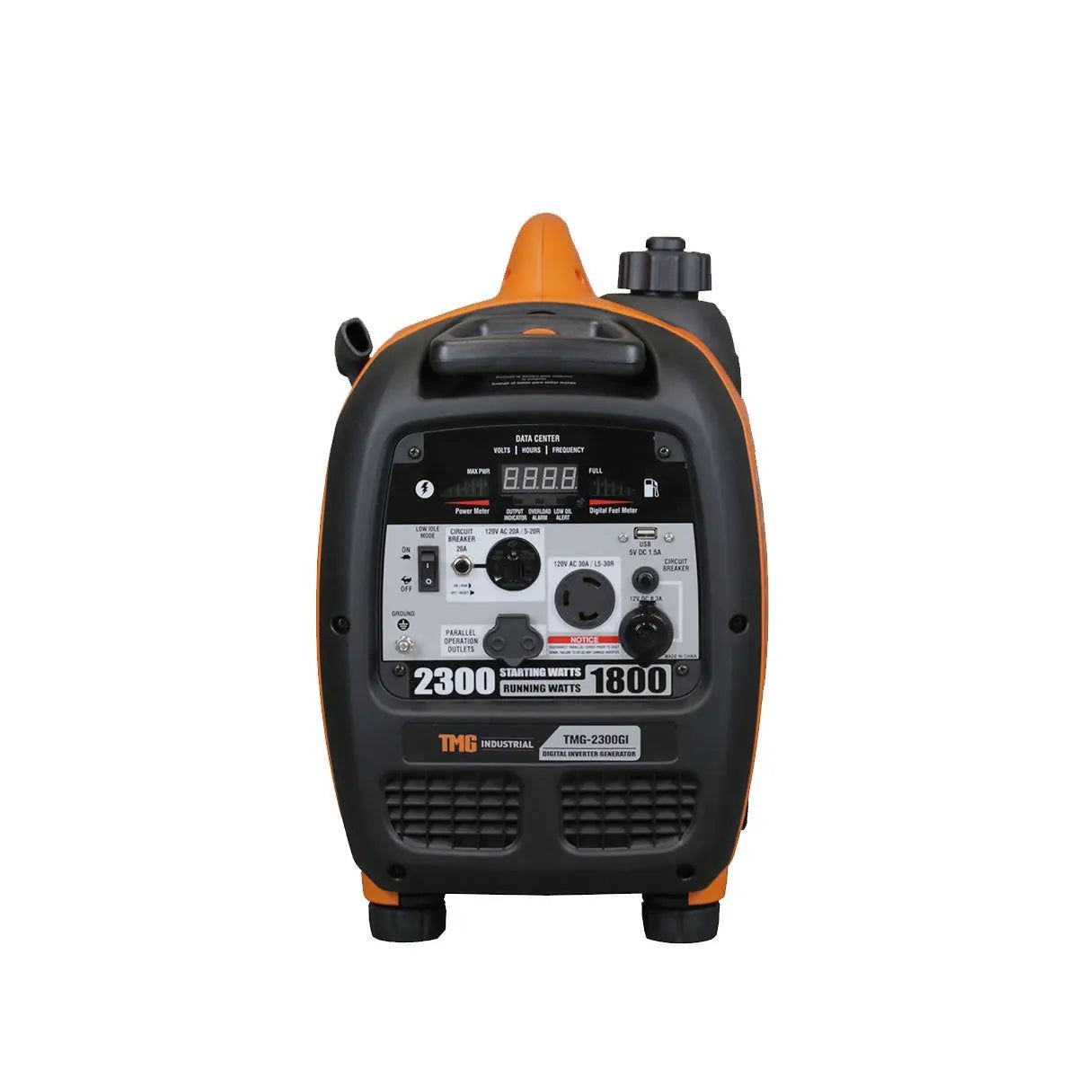 2300W Portable Inverter Generator, 79cc Engine, 120/240V AC, Quiet 63 dBA