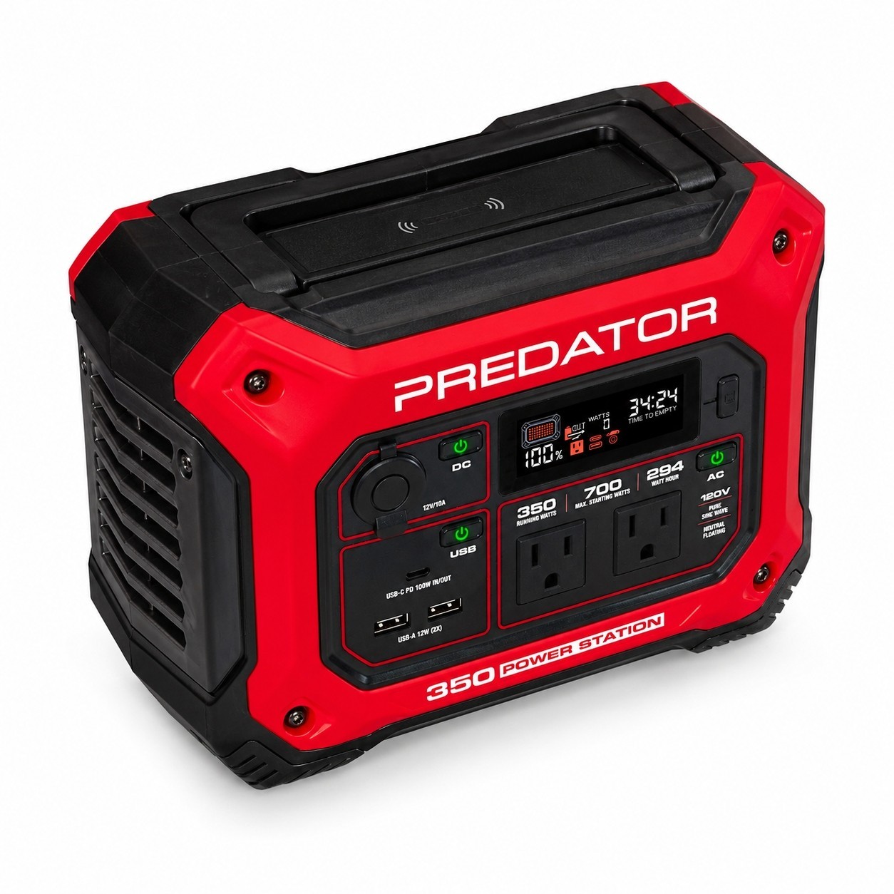 350W Portable Power Station 294Wh Backup Battery Generator with AC DC USB
