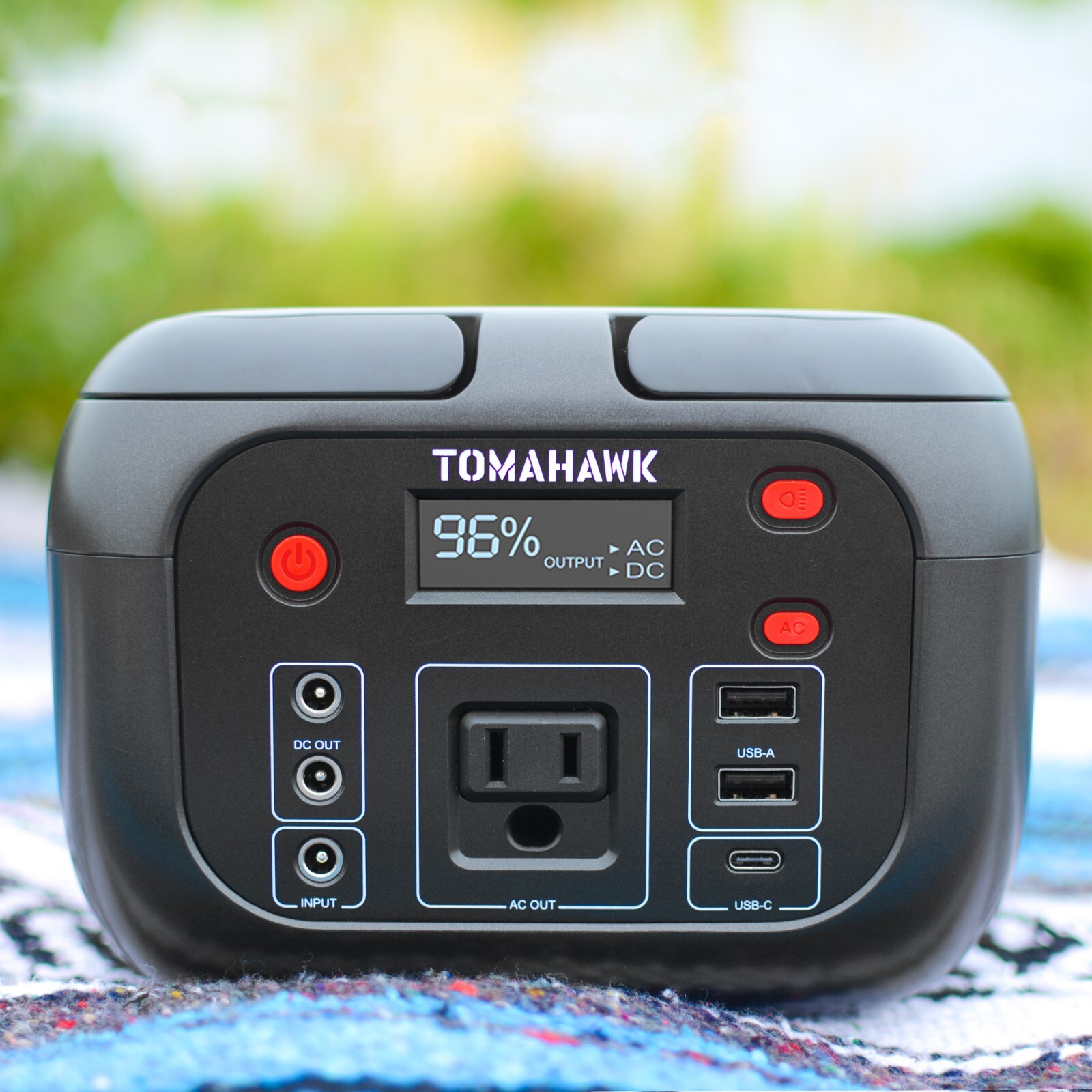 Tomahawk Portable Power Station, 155Wh 200W 4-Port Backup Lithium Battery