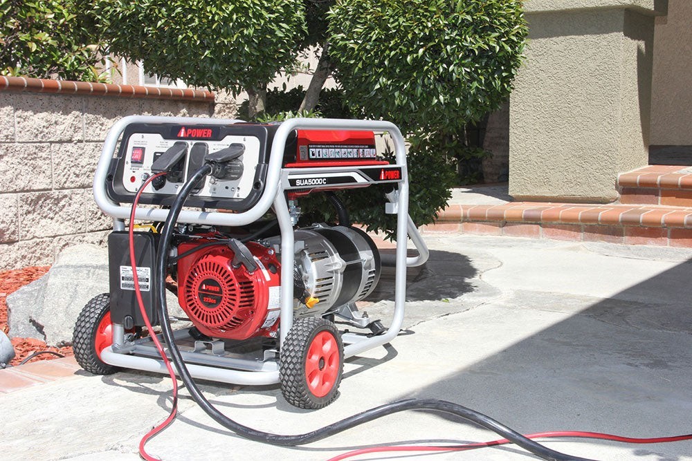 A-iPower 5000Watt Portable Generator Gas Powered RV Home Backup Outdoor
