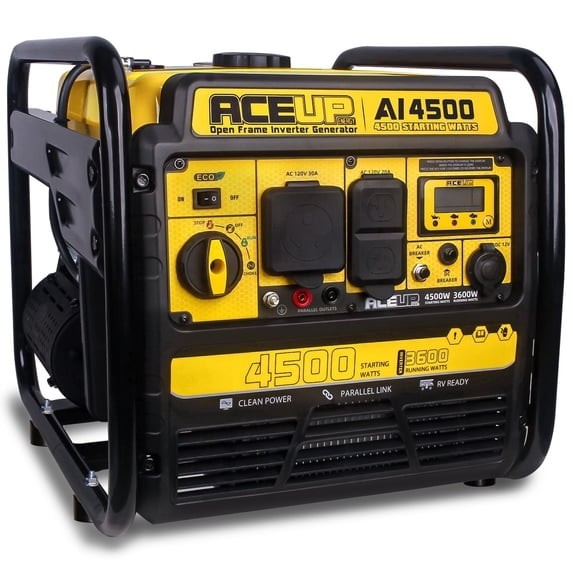 4500W Gas Inverter Generator Hurricane Emergency Backup [USA 250 Celebration]