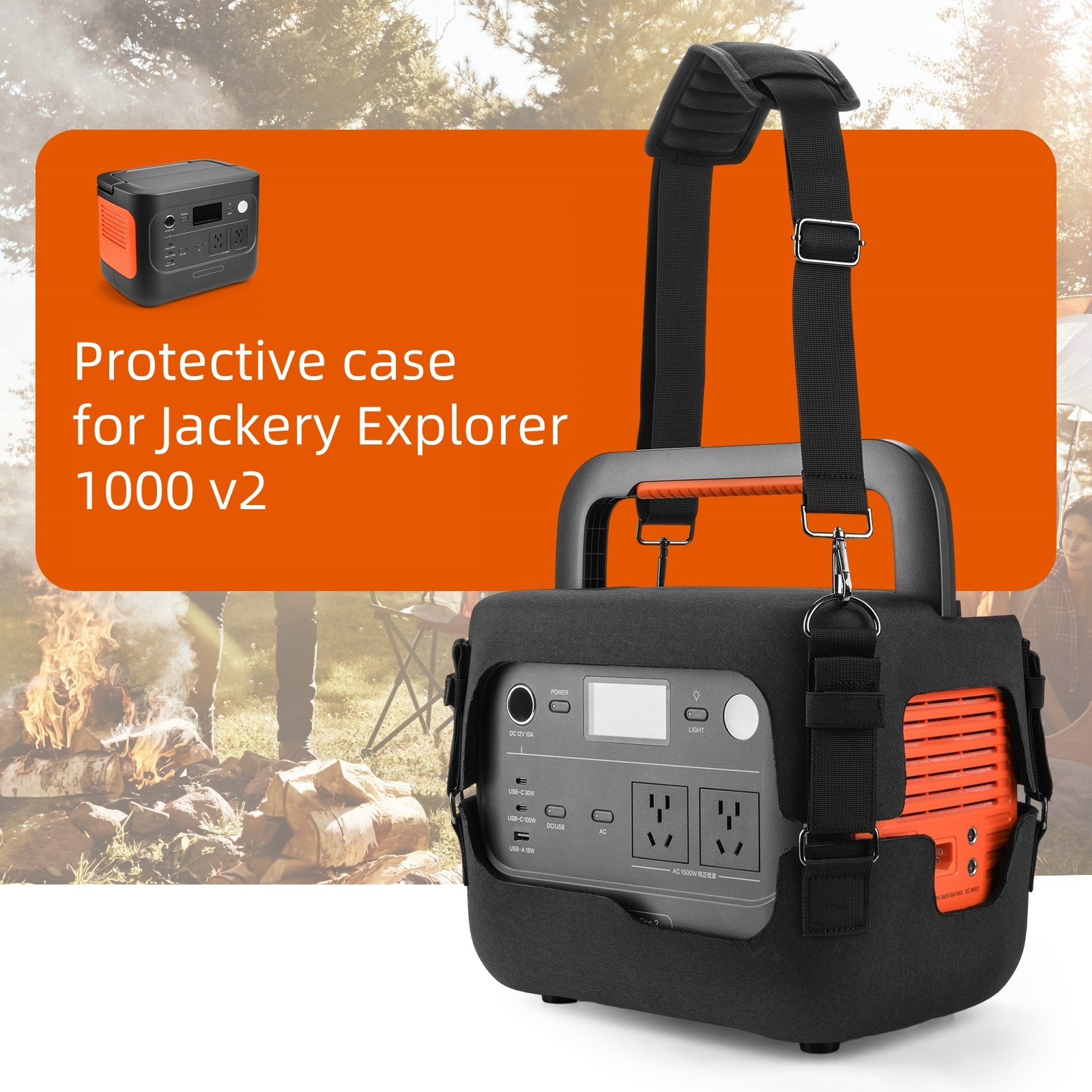 Suitable for Jackery Explorer 1000 v2 Power Supply EVA Portable Protective Case