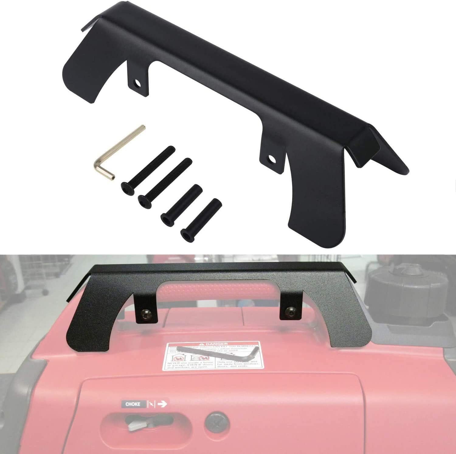 Black Anti-Theft Generator Security Bracket for Honda Generator EU2200i EU2000i