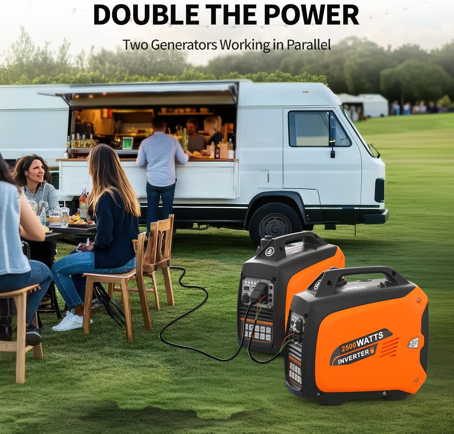 2.5KW Portable Inverter Generator Quiet Generator Gas Powered Generator Outdoor
