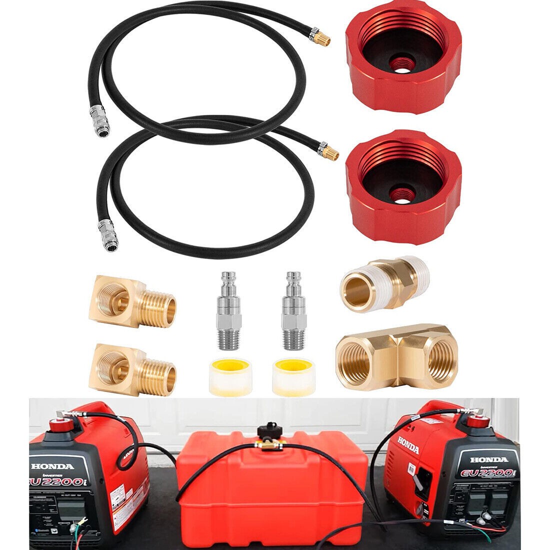 Generator Fuel Extended Fuel Kit for Honda EU2200, EU2000/EU1000/Generac/Kipor