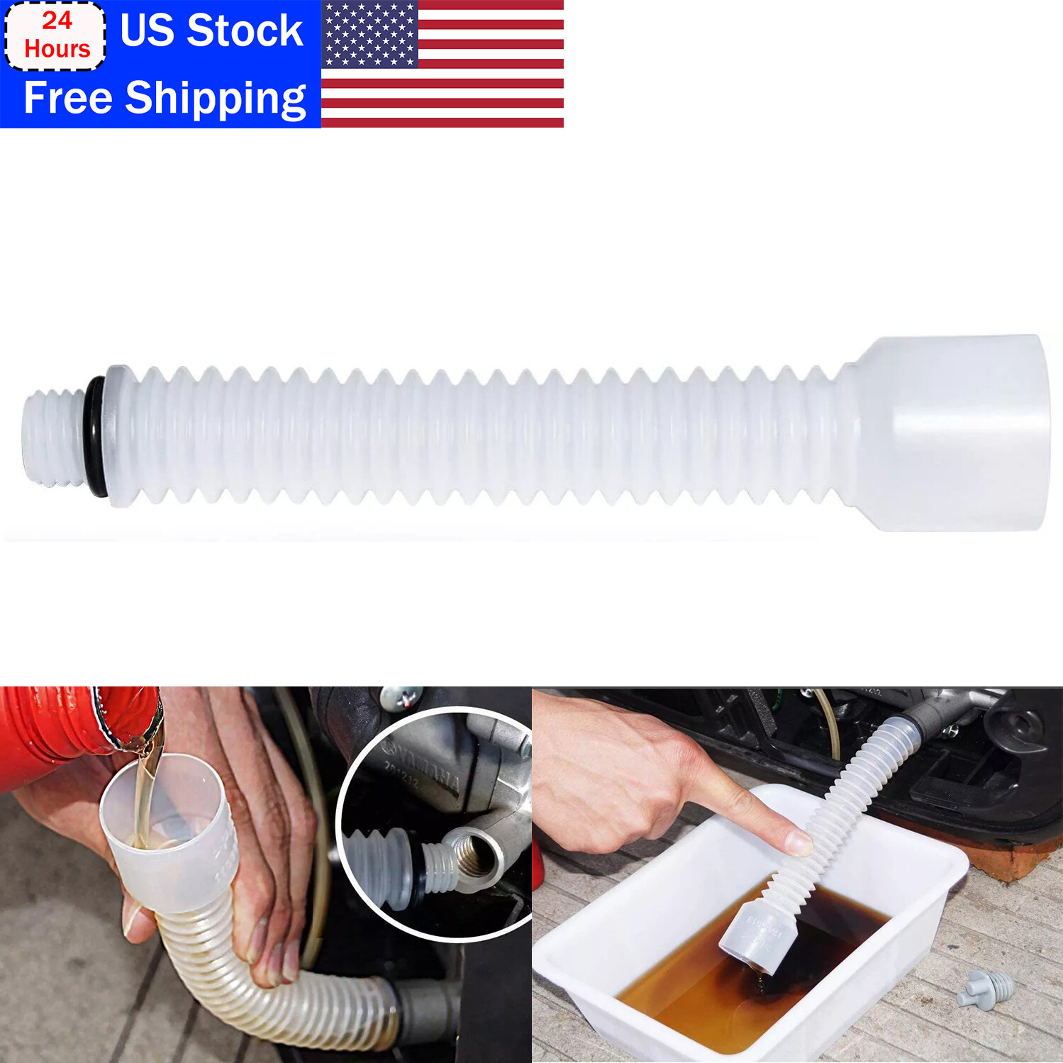 Oil Change Funnel Refueling Pipe for Honda Generator EU1000i, EU2000i, EU3000i