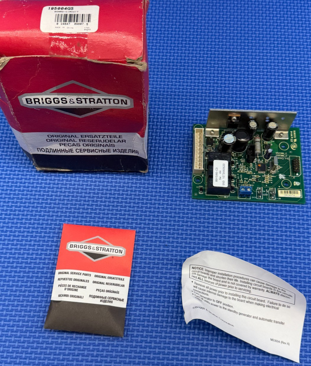 Genuine OEM Briggs And Stratton 195004GS System Control Board