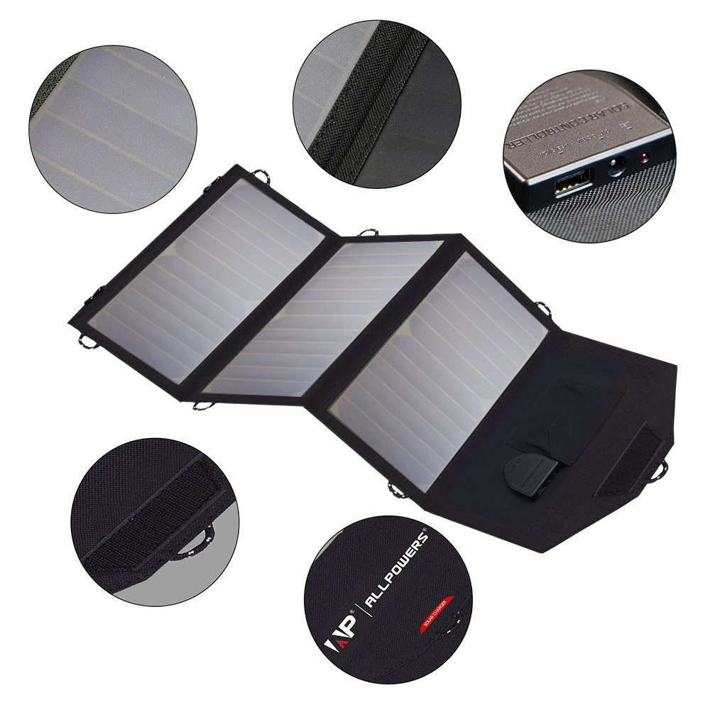 Flexible Foldable Solar Panel 5V 18V Solar Battery Charger 21W for Phone Charger