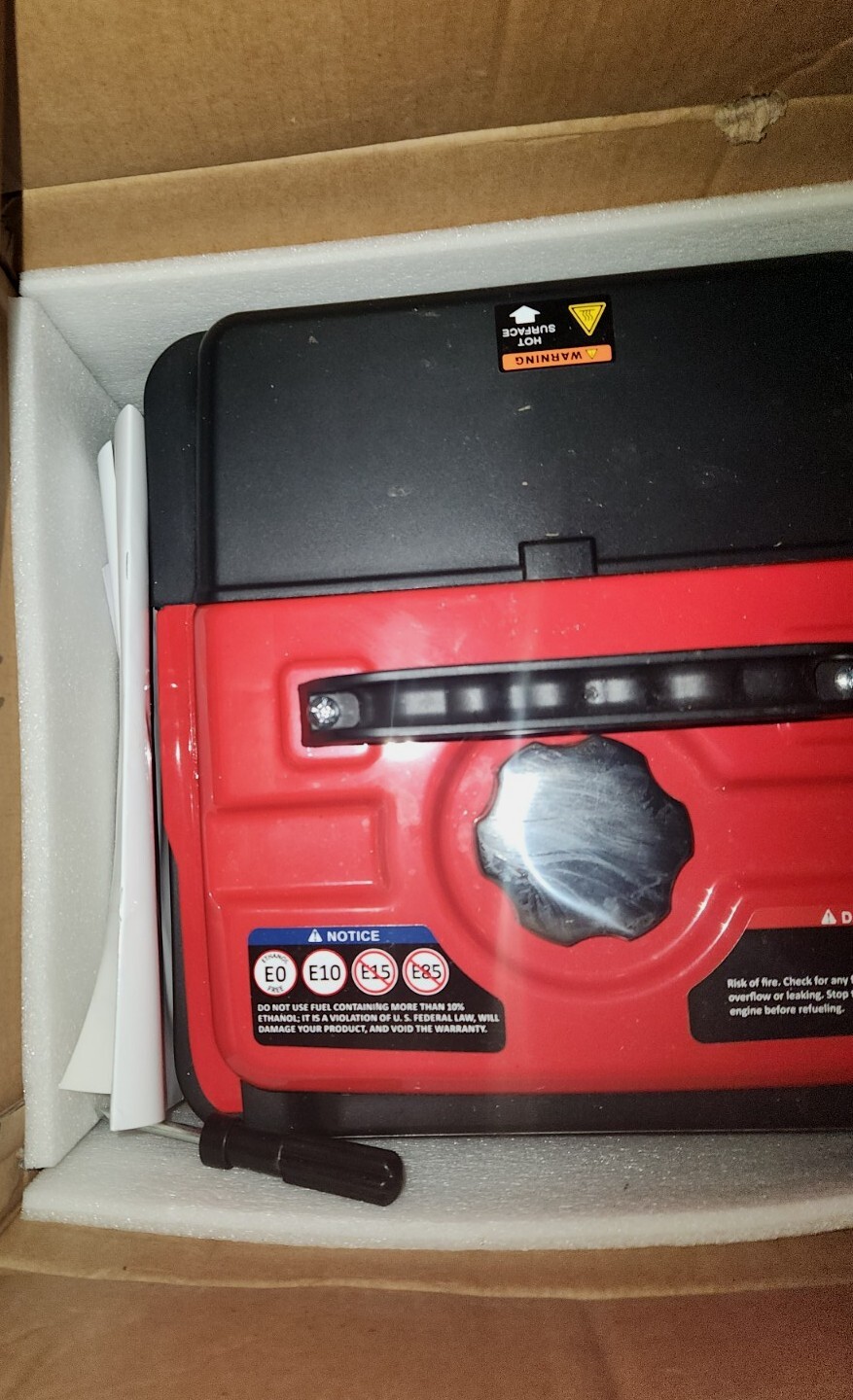 PowerSmart 1500W Gas Portable Inverter Generator Quiet RV Home Camping 4-Stroke
