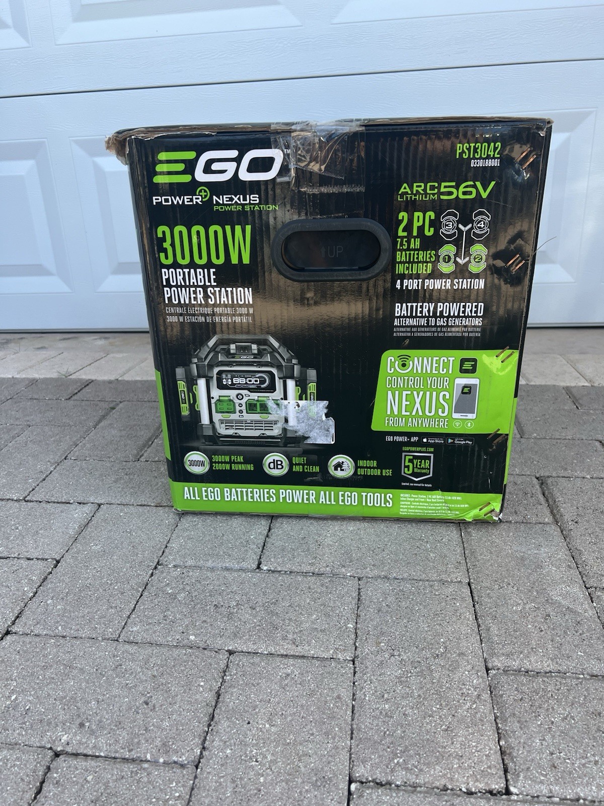 NEW EGO POWER+ Nexus 3000-Watts Peak Portable Power Station w/(2) 7.5 Batteries