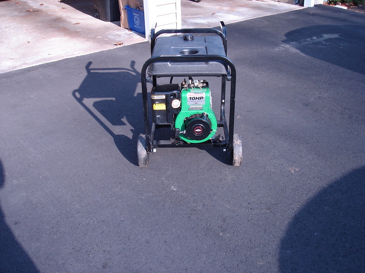 Coleman Powermate 5000W Powerbase ER Generator with a 10 hp B&S electric start