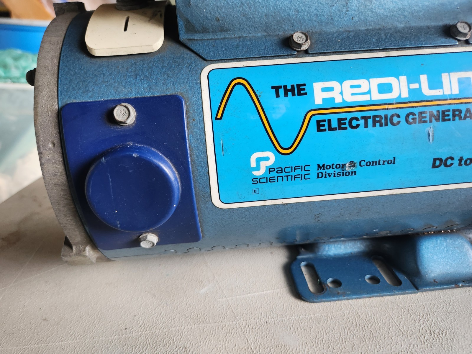 Pacific Scientific Redi Line 12v 1600w Generator Model DA 12L-1600-1