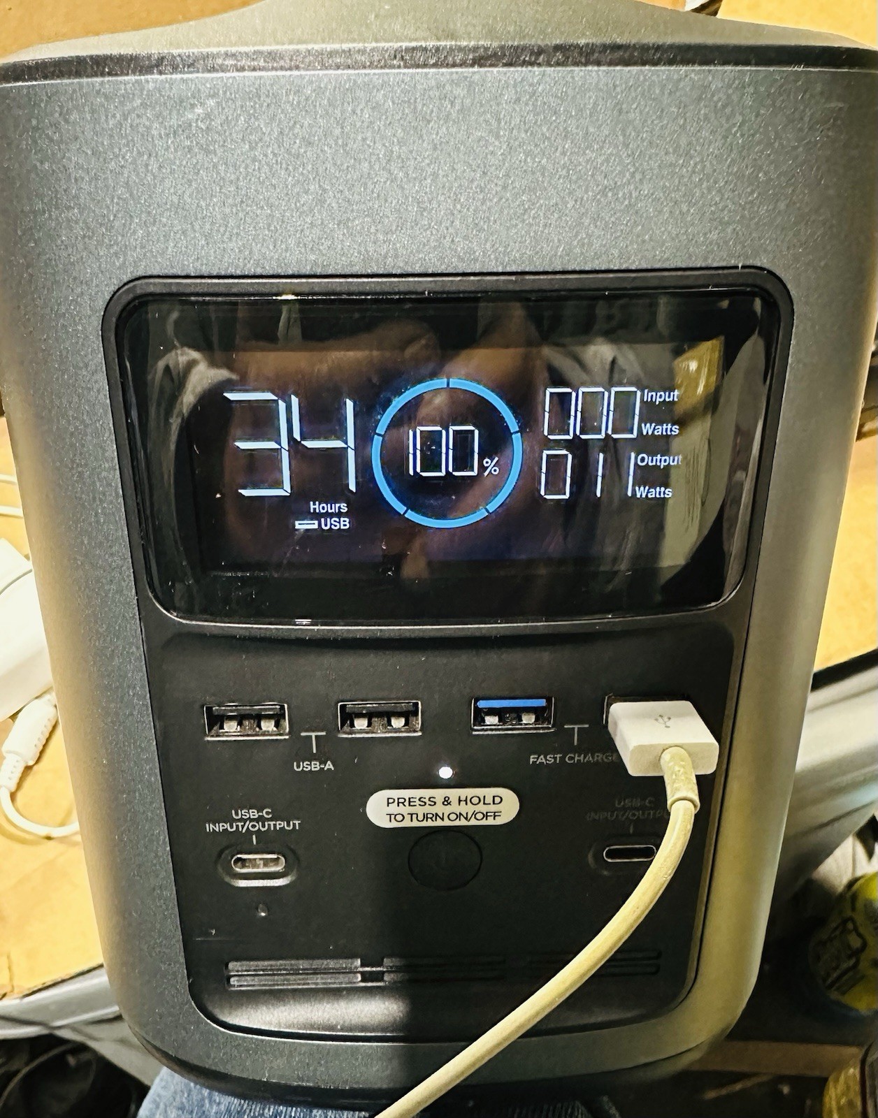 EcoFlow River370B EF1 Pro 370Wh Portable Power Station – Excellent