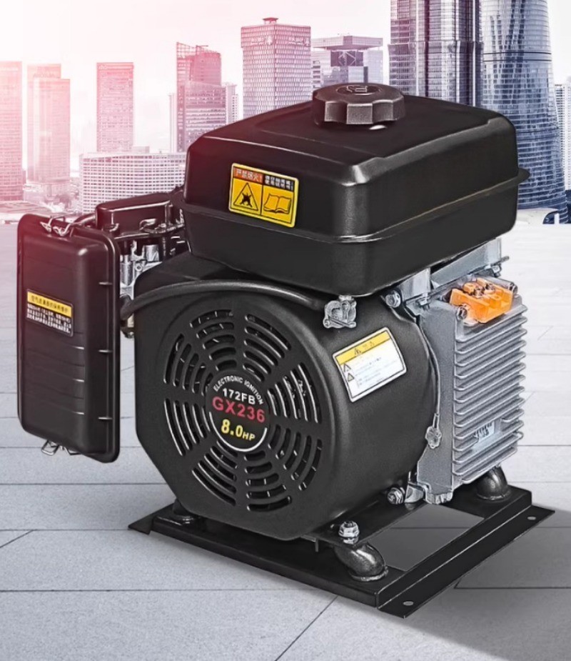Electric Vehicle Range Extender Four-Cylinder 48V Inverter Gasoline Generator