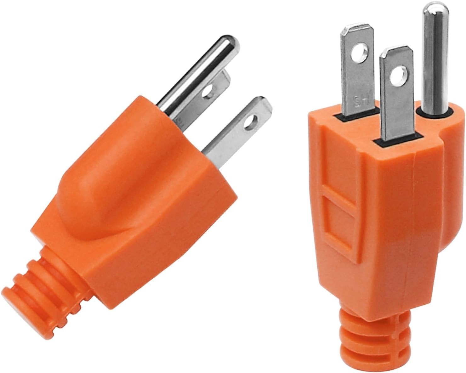 Orange Generator Bonding Plug – 2 Pack for Safe Power Use in RVs and Campers
