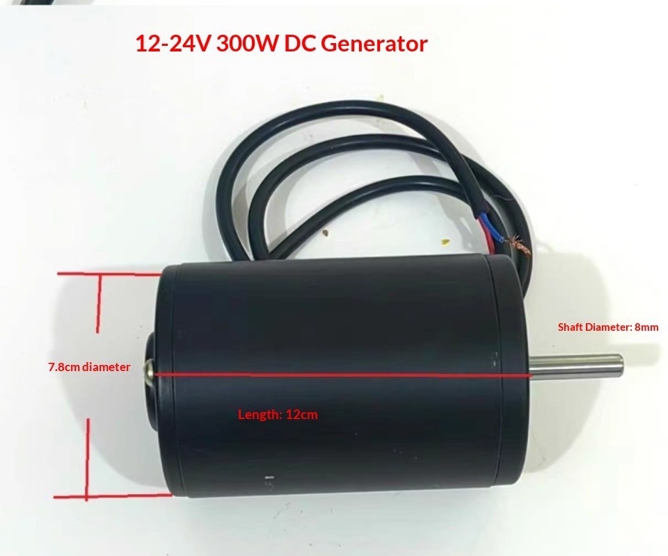 12V/24V Permanent Magnet DC Generator 100W/180W/300W for Power Supply