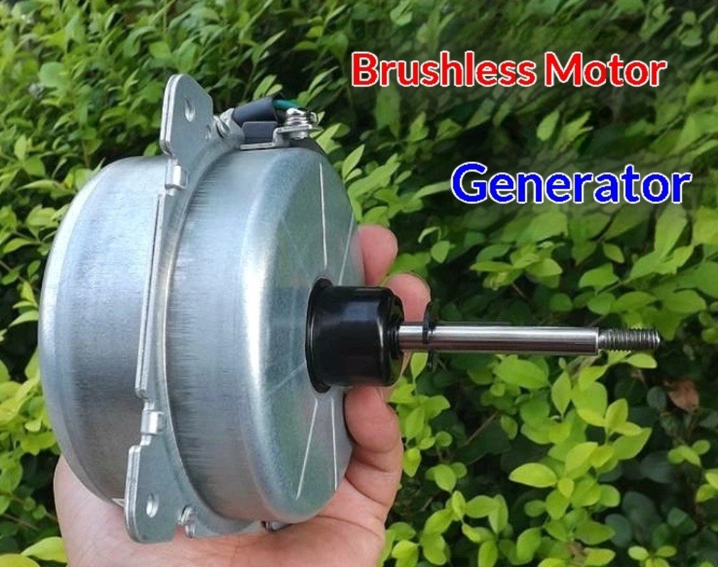 Three-Phase Permanent Magnet Brushless AC Wind Turbine Generator, 200W