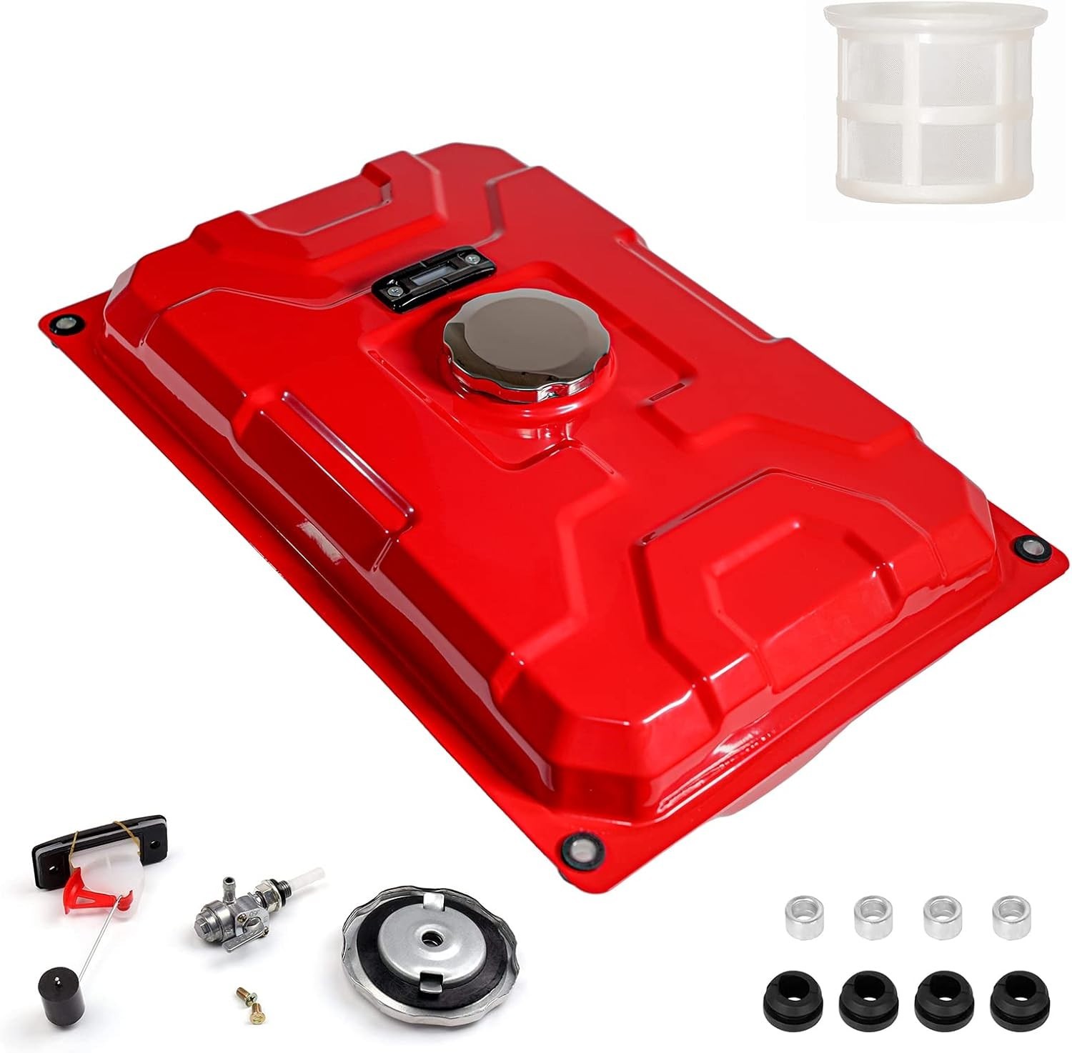 5 Gallon Metal Generator Gas Fuel Tank For Generac Champion Watt Predator Honda