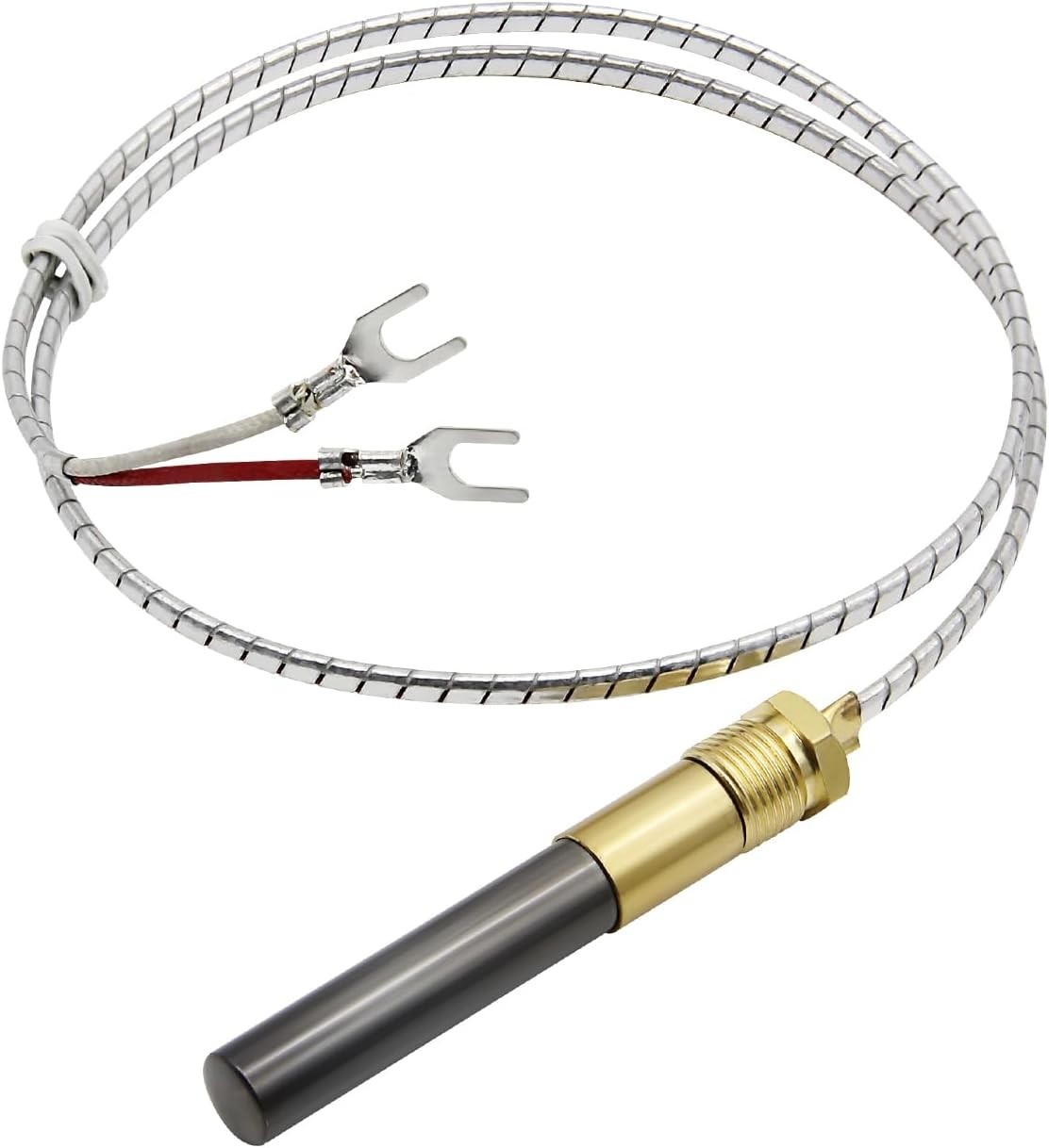 24-Inch 750mV Thermopile Generator for Gas Heater & Fireplace Replacement