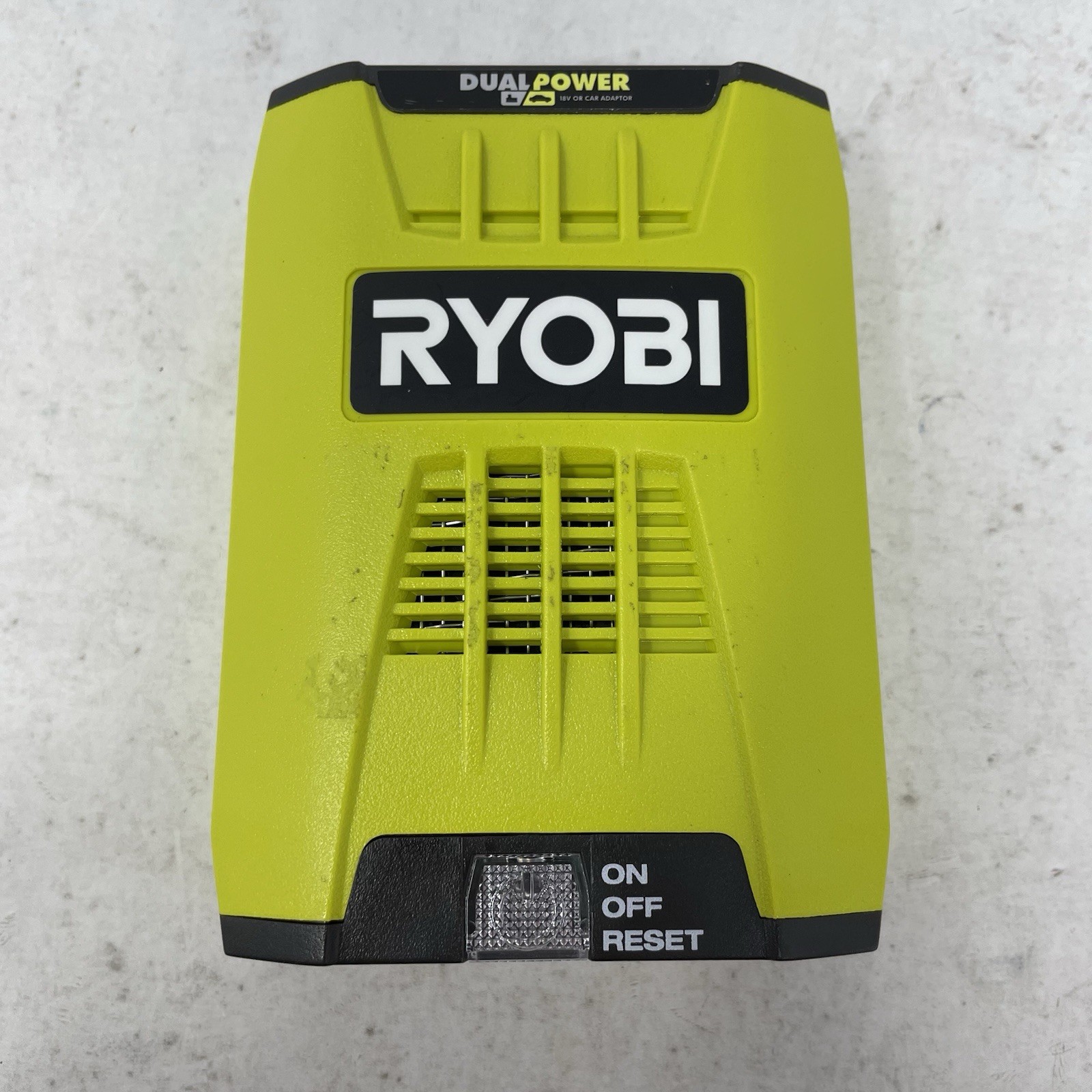 RYOBI 18V 120-Watt 12V Automotive Power Inverter W/ Dual USB Ports RYi120avnm