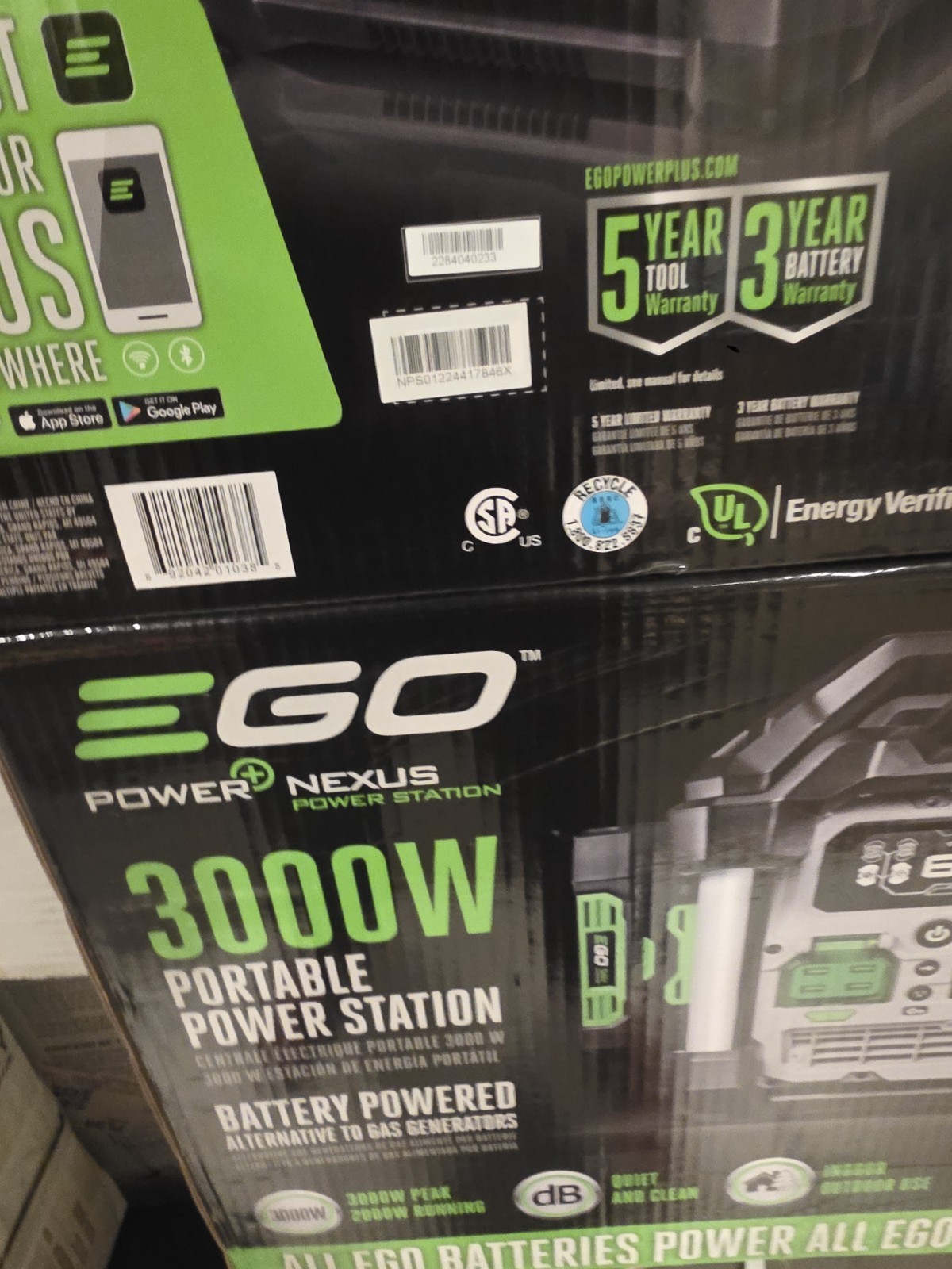 NEW! EGO PST3040 3000W Nexus Portable Power Station Generator – (Bare Tool ONLY)