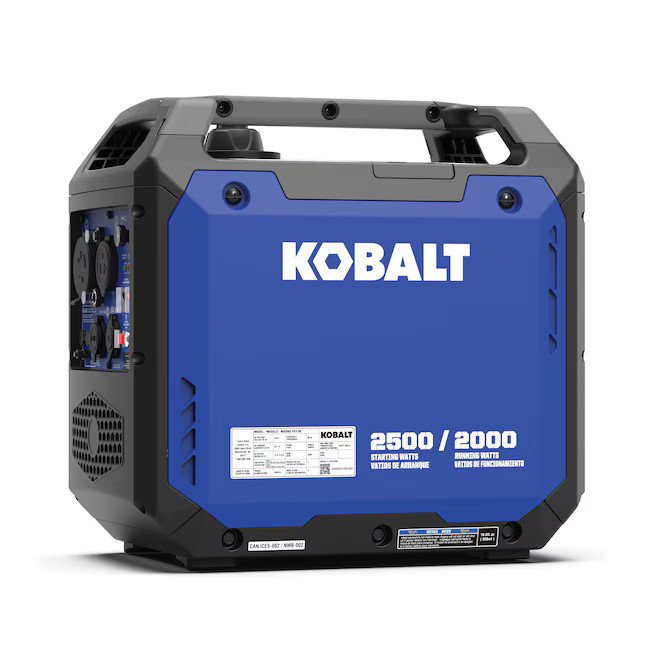 Kobalt W02083 Whisper 2500 -Watt Single Fuel Inverter Generator NO SHIP TO CALIF