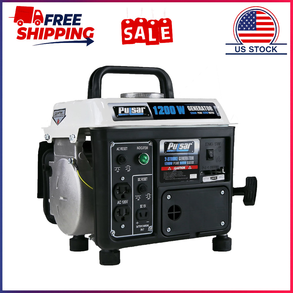 Pulsar Portable 2-Cycle Gas Generator – US Warehouse