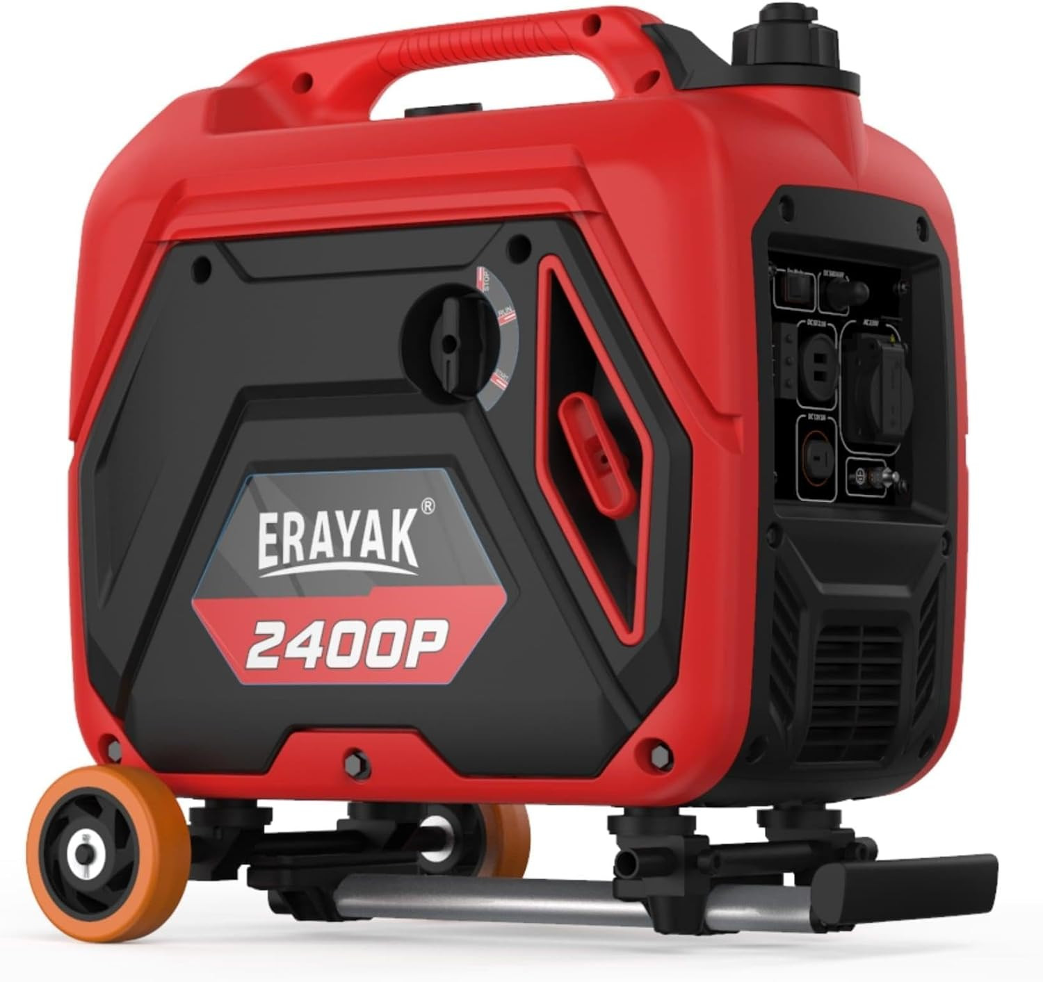2400W Portable Generator with Mobility Kit for Easy Outdoor Power