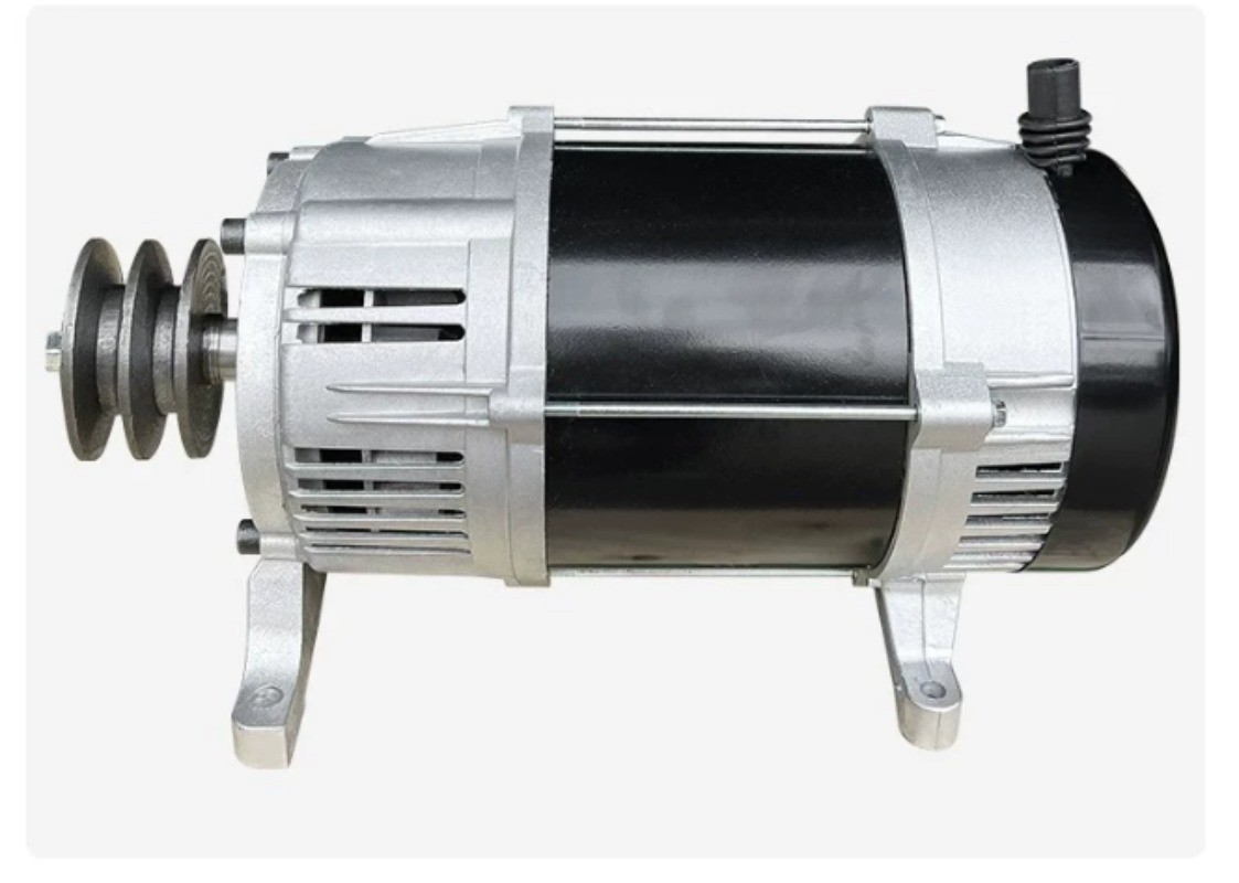 220V Small AC Generator with All-Copper Pulley for Gasoline and Diesel Engines