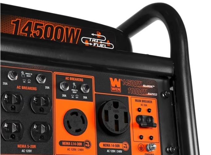 14,500-Watt 120V/240V Tri-Fuel Generator Gas Propane Natural Gas WE SHIP OVERSEA