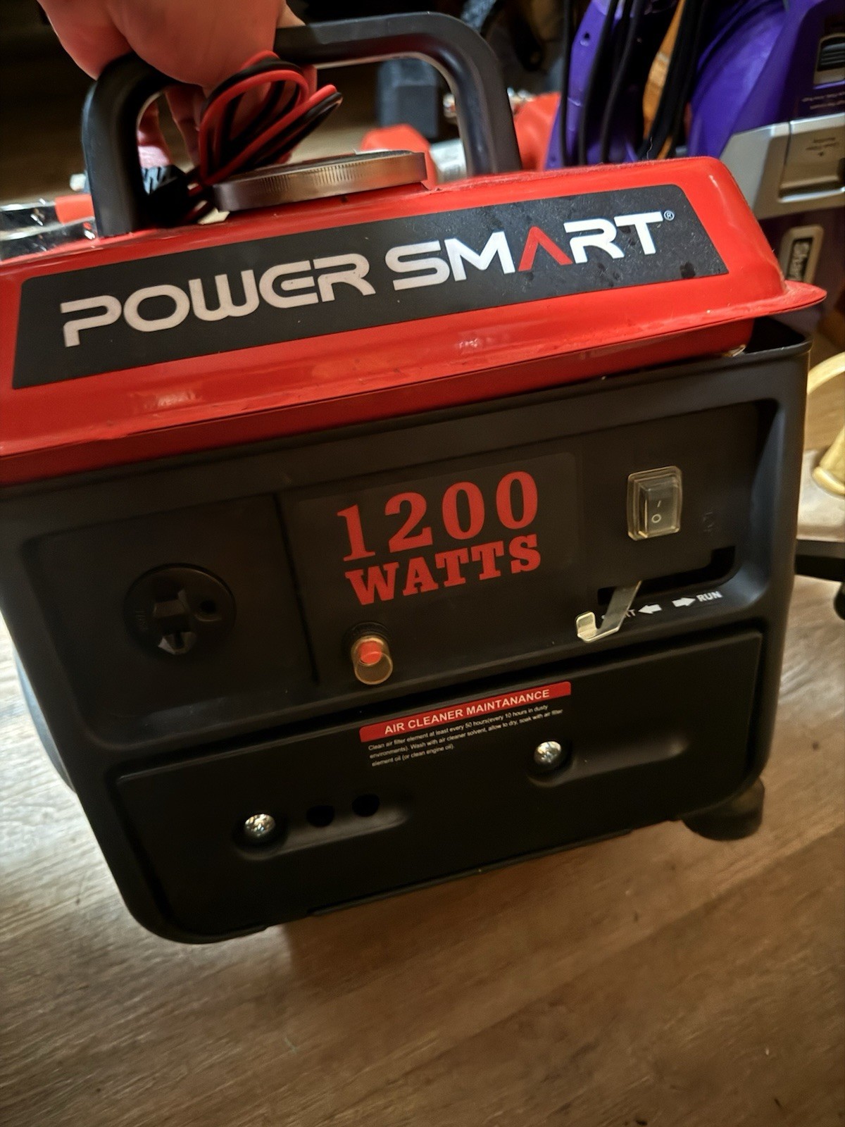 PowerSmart 1,200-W 2-Stroke Portable Gas Powered Generator, Ultra-light Home RV