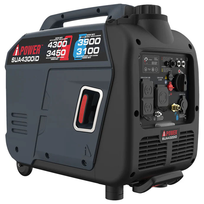 A-iPower SUA4300iD Dual Fuel Inverter Generator