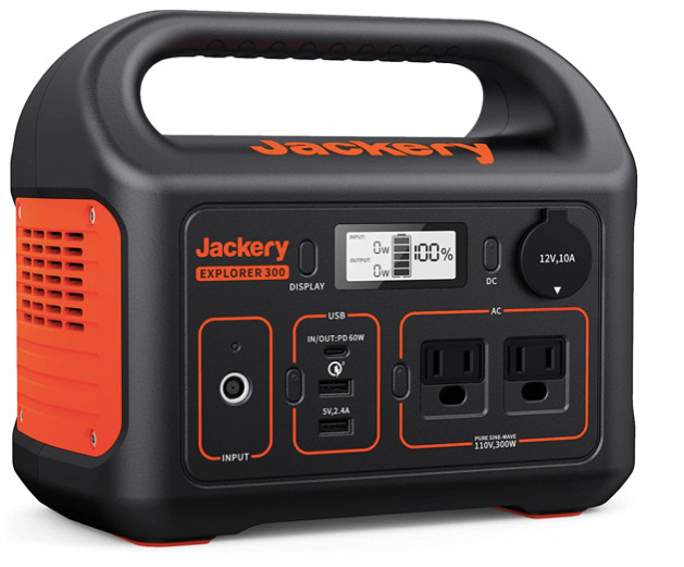 Jackery Explorer 300: Portable Solar Generator Power for Outdoors & Emergencies.