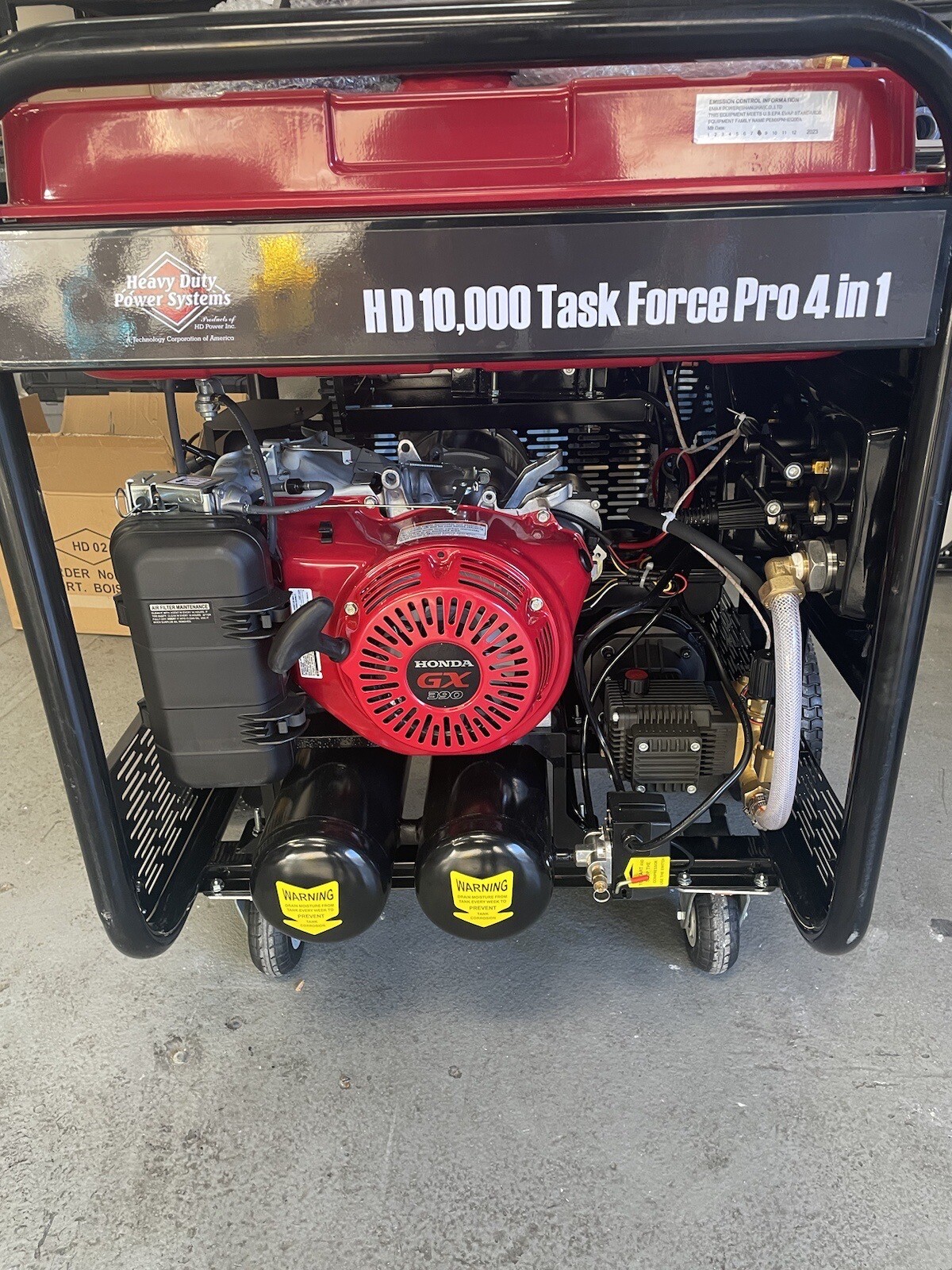 Honda 10,000 watt 4 in 1 Generator/Compressor/Power Washer/DC Charger