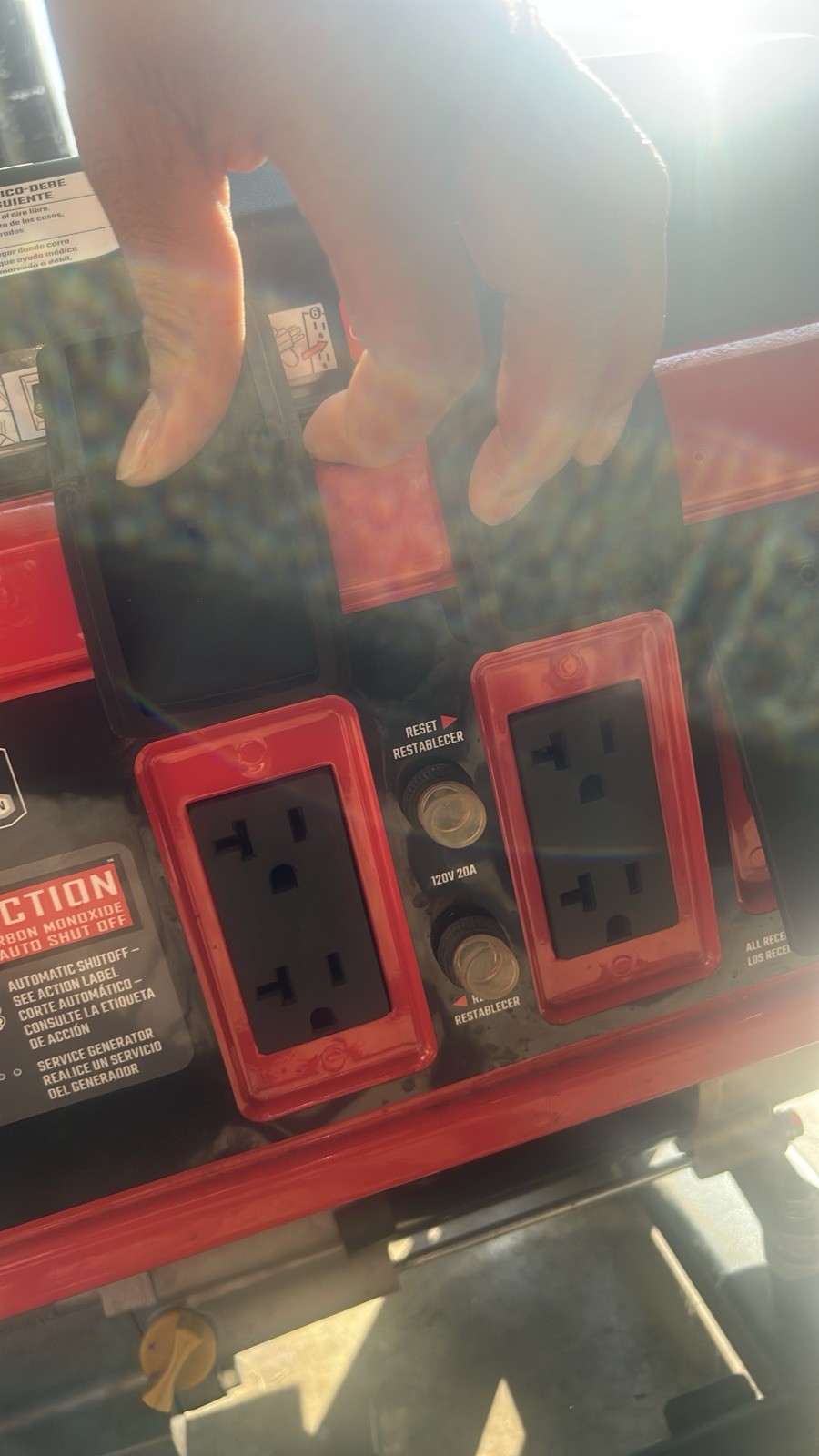 Craftsman 3500W/4375W Portable Power Generator w/ CO Detection, 120V 20A