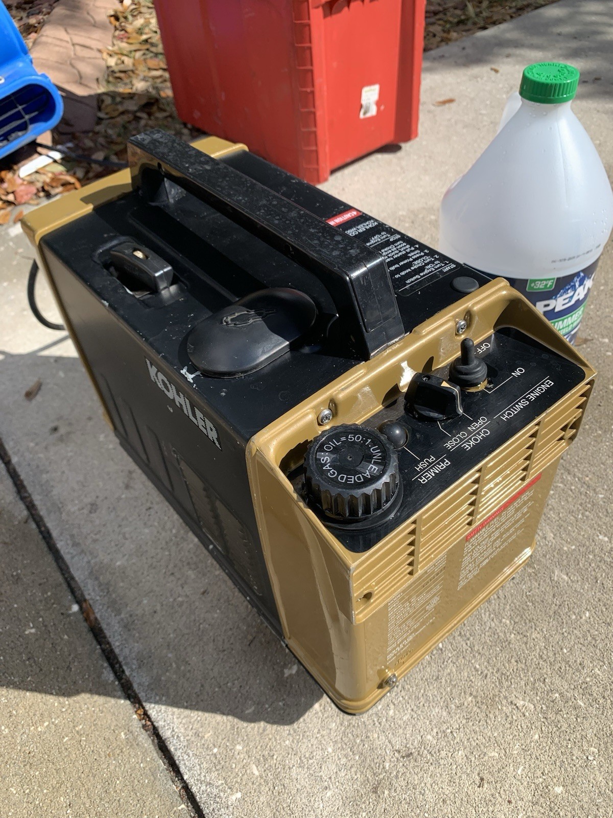 Kohler PowerPlay 500 Watt Quiet Generator Set AC/DC w/ Batt Charging Port Eu Ef
