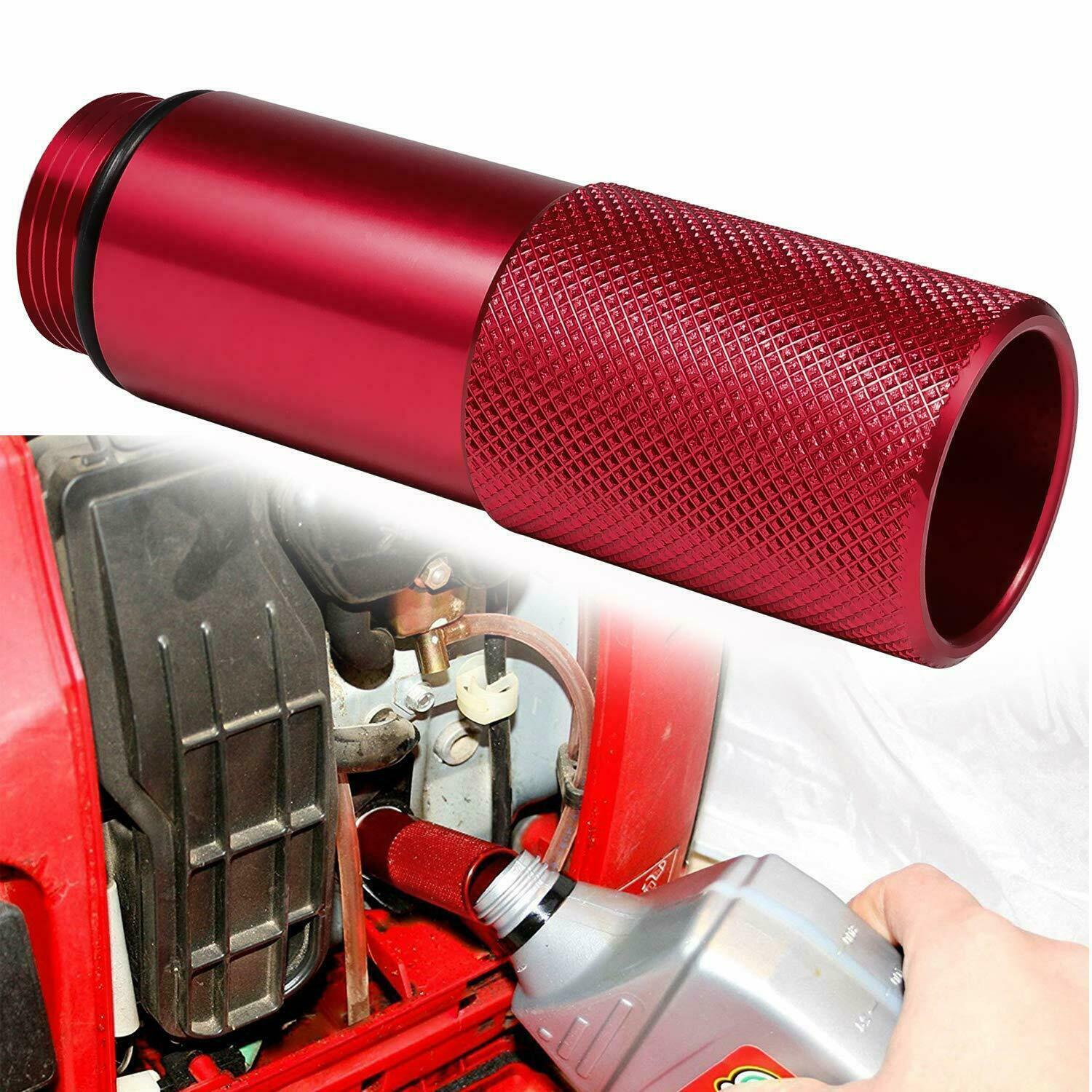 Red Generator Aluminum Extended Run Gas Cap w/ Brass Funnel For Honda EU2200i⏳
