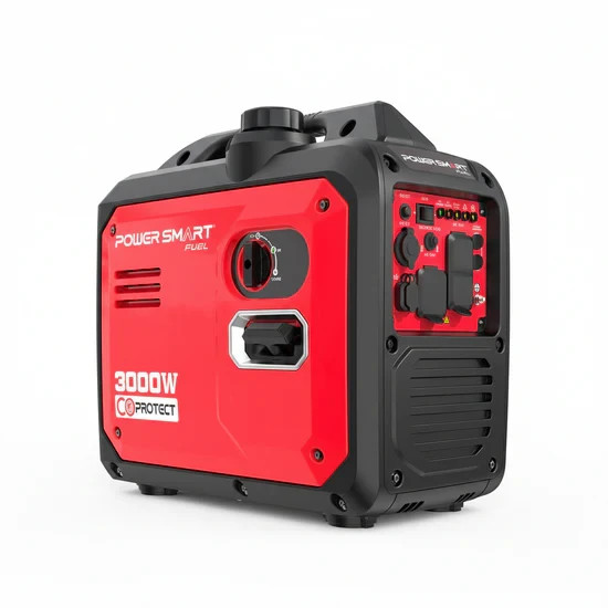 PowerSmart 3000W Inverter Generator | RV-Ready, CO Auto Shut-Off, 59 dB