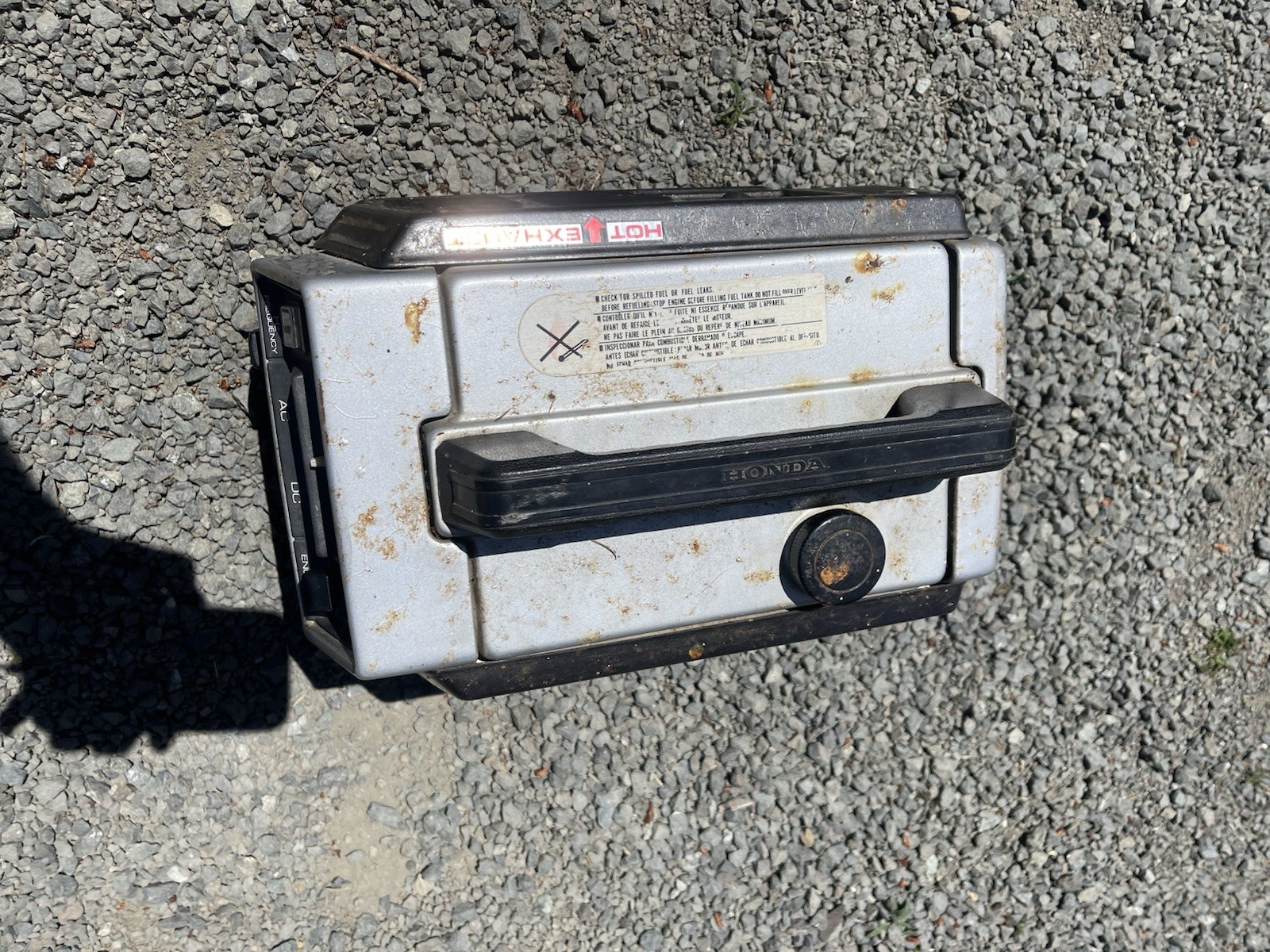 Honda EM600 EM 600 Generator Runs Great Japan Big Red 3 Wheeler Vintage Clean!
