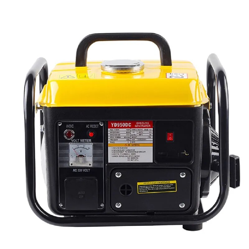 650W Household Micro Brushless Two Stroke Single Phase Gasoline Generator 220V