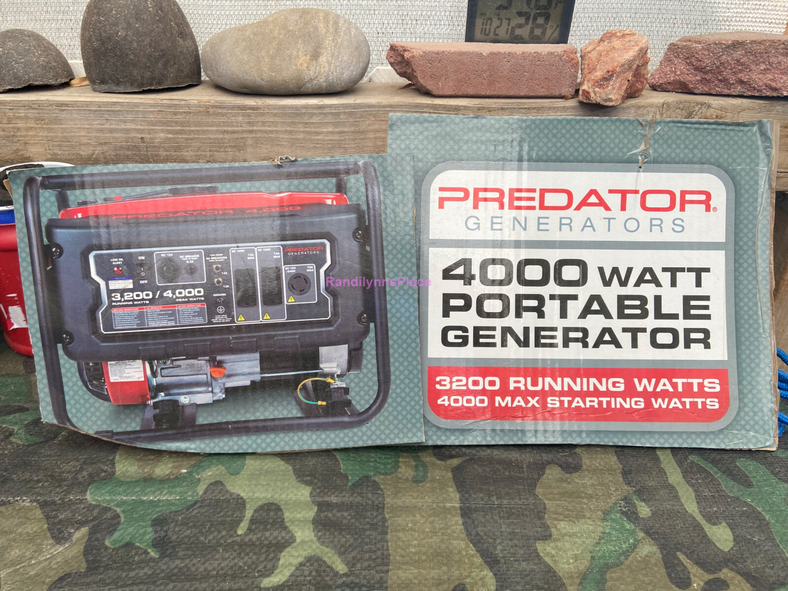Predator 4000 Watt Gas Powered Generator, EPA📢 FREE LOCAL LAS VEGAS NV PICKUP📢
