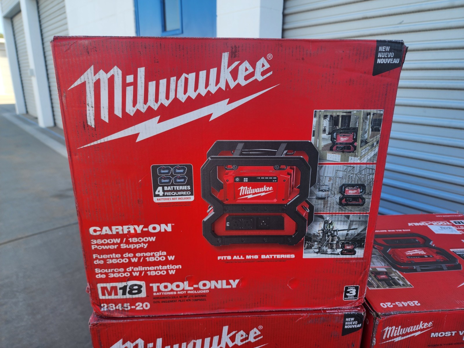 Milwaukee M18 2845-20 M18 CARRY-ON 3600W/1800W Power Supply (Tool Only, New)