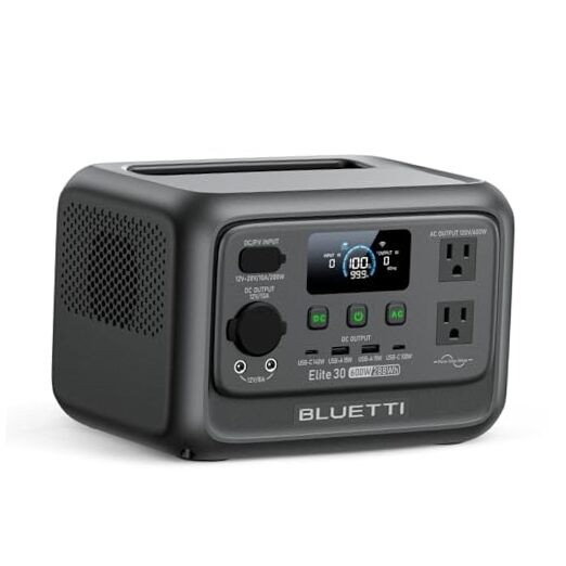 Elite 30 V2 Portable Power Station 600W BLUETTI Elite 30 V2 Power Station