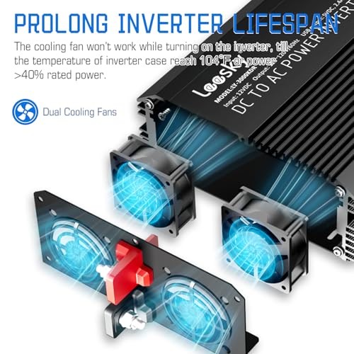 3000 Watt Power Inverter 3000W 12V DC to 110V 120V AC 3000 Watt Inverter
