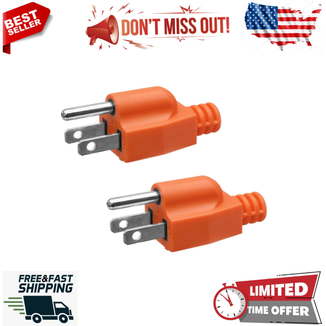 2 Pack Neutral Ground Bonding Plug for Portable Inverter Generator, Surge Protec