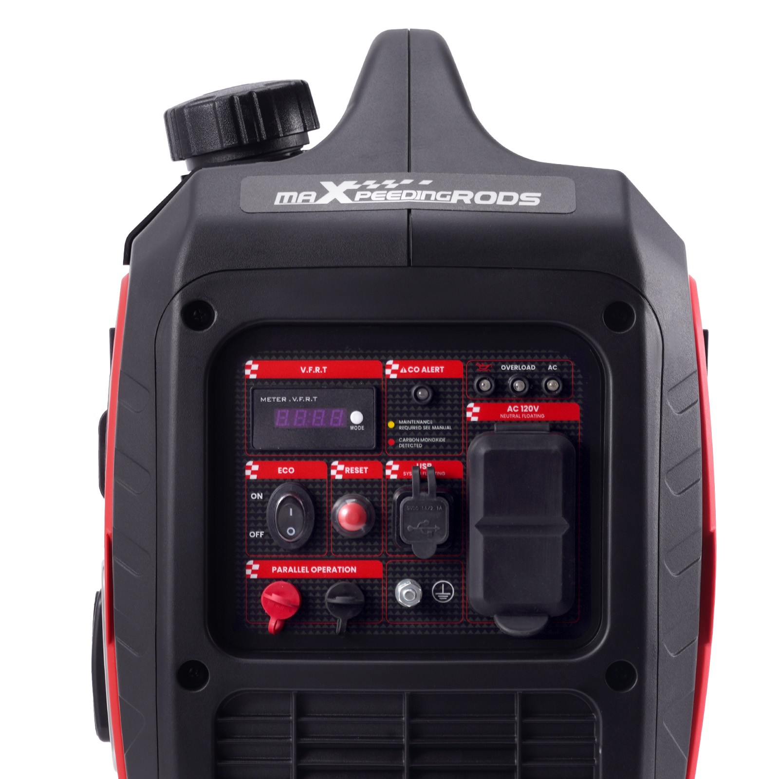 2850W Gas Powered Portable 18kg Inverter Generator 60dB Quiet for Camping