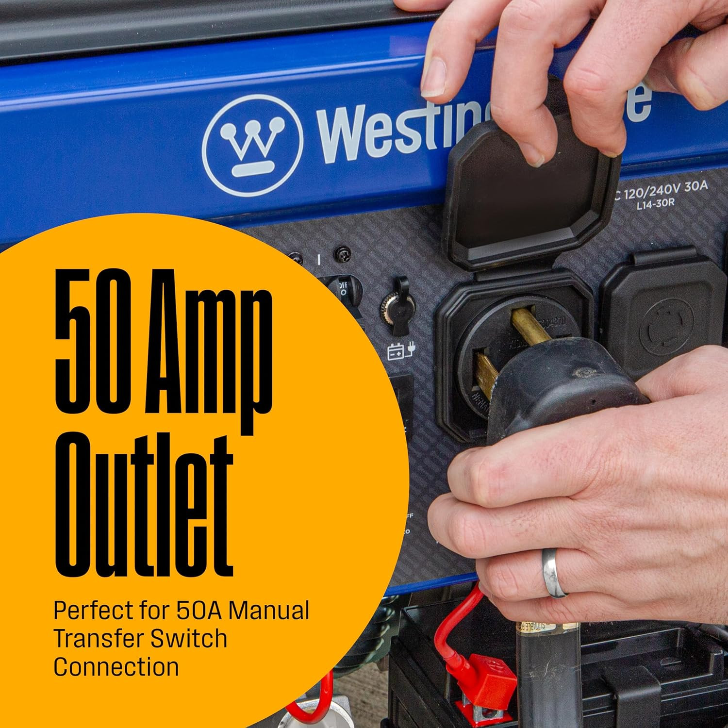 Westinghouse 12500 Watt Dual Fuel Home Backup Portable Generator, Remote Electri